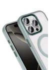 Mey İthalat®   iPhone 15 Pro Max Terea Magsafe Kapak - Gri