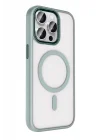Mey İthalat®   iPhone 15 Pro Max Terea Magsafe Kapak - Gri