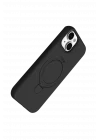 Mey İthalat®   iPhone 15 Regal Magsafe Standlı Kapak - Siyah