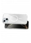Mey İthalat®   iPhone 15 Sora Simli Magsafe Kapak - Beyaz
