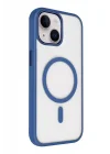 Mey İthalat®   iPhone 15 Terea Magsafe Kapak - Lacivert