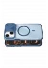 Mey İthalat®   iPhone 15 Zinko Magsafe Kapak - Lacivert