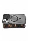 Mey İthalat®   iPhone 15 Zinko Magsafe Kapak - Siyah