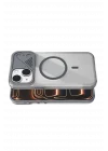 Mey İthalat®   iPhone 15 Zinko Magsafe Kapak - Titan Gri