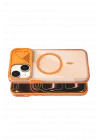 Mey İthalat®   iPhone 15 Zinko Magsafe Kapak - Turuncu