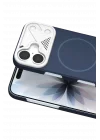 Mey İthalat®   iPhone 16 Export Magsafe Kapak - Lacivert