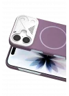 Mey İthalat®   iPhone 16 Export Magsafe Kapak - Mor