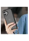 Mey İthalat®   iPhone 16 Kılıf Elegant Kapak - Lacivert