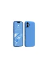 Mey İthalat®   iPhone 16 Kılıf First Silikon - Mavi