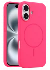 Mey İthalat®   iPhone 16 Kılıf Jully Magsafe Kapak - Pembe