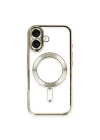 Mey İthalat®   iPhone 16 Kılıf Kross Magneticsafe Kapak - Gold