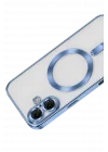 Mey İthalat®   iPhone 16 Kılıf Kross Magneticsafe Kapak - Sierra Blue