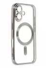 Mey İthalat®   iPhone 16 Kılıf Kross Magneticsafe Kapak - Titan Gri