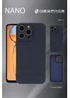 Mey İthalat®   iPhone 16 Kılıf Nano içi Kadife Silikon - Lacivert