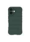 Mey İthalat®   iPhone 16 Kılıf Optimum Silikon - Koyu Yeşil