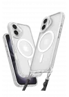 Mey İthalat®   iPhone 16 Plus Kılıf Enka Magsafe Silikon Kılıf - Şeffaf
