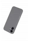 Mey İthalat®   iPhone 16 Plus Kılıf First Silikon - Gri