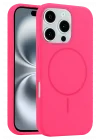 Mey İthalat®   iPhone 16 Pro Kılıf Jully Magsafe Kapak - Pembe