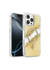 Mey İthalat®   iPhone 16 Pro Max Lotus Simli Magsafe Kapak - Gümüş
