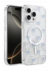 Mey İthalat®   iPhone 16 Pro Max Misk Simli Magsafe Kapak - Desen 3