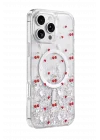 Mey İthalat®   iPhone 16 Pro Max Misk Simli Magsafe Kapak - Desen 5