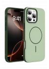 Mey İthalat®   iPhone 16 Pro Max Neksa Magsafe Kapak - Yeşil