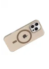 Mey İthalat®   iPhone 16 Pro Max PC Blank Magsafe Kapak - Çöl Titanyum