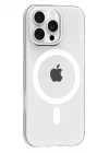 Mey İthalat®   iPhone 16 Pro Max PC Blank Magsafe Kapak - Şeffaf