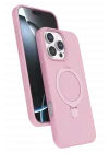 Mey İthalat®   iPhone 16 Pro Max Regal Magsafe Standlı Kapak - Açık Pembe