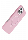 Mey İthalat®   iPhone 16 Pro Max Regal Magsafe Standlı Kapak - Açık Pembe