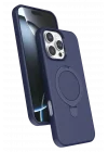 Mey İthalat®   iPhone 16 Pro Max Regal Magsafe Standlı Kapak - Lacivert