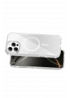 Mey İthalat®   iPhone 16 Pro Max Sora Simli Magsafe Kapak - Beyaz