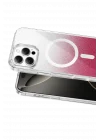 Mey İthalat®   iPhone 16 Pro Max Sora Simli Magsafe Kapak - Kırmızı