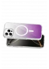 Mey İthalat®   iPhone 16 Pro Max Sora Simli Magsafe Kapak - Mor