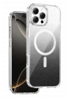Mey İthalat®   iPhone 16 Pro Max Sora Simli Magsafe Kapak - Siyah