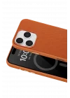 Mey İthalat®   iPhone 16 Pro Max Vero Magsafe Kapak - Turuncu