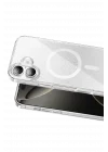 Mey İthalat®   iPhone 16 Sora Simli Magsafe Kapak - Beyaz
