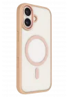 Mey İthalat®   iPhone 16 Terea Magsafe Kapak - Pembe