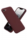 Mey İthalat®   iPhone 16E Kılıf First Silikon - Bordo