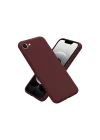 Mey İthalat®   iPhone 16E Kılıf First Silikon - Bordo