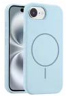 Mey İthalat®   iPhone 16E Kılıf Jully Magsafe Kapak - Mavi