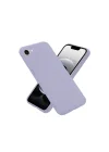 Mey İthalat®   iPhone 16E Kılıf Nano içi Kadife Silikon - Lila