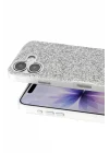 Mey İthalat®   iPhone 17 Bright Simli Kapak - Beyaz