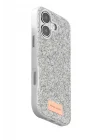 Mey İthalat®   iPhone 17 Bright Simli Kapak - Beyaz