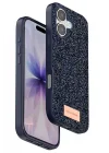 Mey İthalat®   iPhone 17 Bright Simli Kapak - Mavi