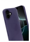 Mey İthalat®   iPhone 17 First Silikon - Mürdüm