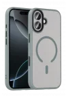 Mey İthalat®   iPhone 17 Megane Magsafe Kapak - Titan Gri