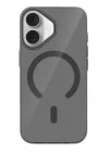 Mey İthalat®   iPhone 17 PC Blank Magsafe Kapak - Siyah