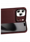 Mey İthalat®   iPhone 17 Pro Max Auto Focus Karbon Kapak - Bordo