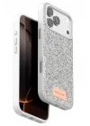 Mey İthalat®   iPhone 17 Pro Max Bright Simli Kapak - Beyaz
